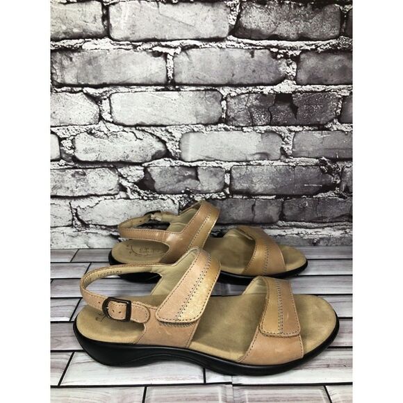 SAS Tripad Comfort Tan Macaron Leather Casual Strap Sandals Women’s 9.5M US/40EU - Picture 7 of 16